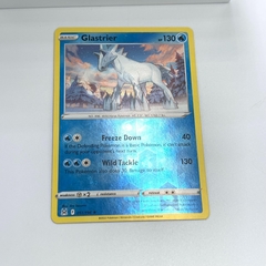 tarjeta pokemon tcg foil glastrier