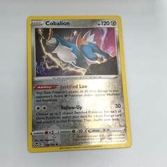 tarjeta pokemon tcg cobalion foil