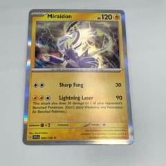 tarjeta pokemon tcg miraidon foil