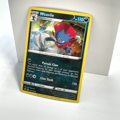 tarjeta pokemon tcg foil weavile