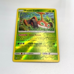 tarjeta pokemon tcg foil rotom corte