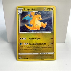 tarjeta pokemon tcg foil dragonite