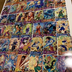 50 CARTAS COMUNES DE DRAGON BALL HEROES SAGA CELL DRAGON BALL Z (SIN REPETIR)