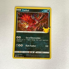 tarjeta pokemon tcg Yveltal foil