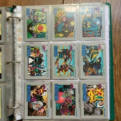 Coleccion Completa De Cartas Tarjetas Dc 90s Fleer Vintage mas de 120 tarjetas - comprar en línea