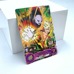 carta rara dragon ball heroes jiren y goku