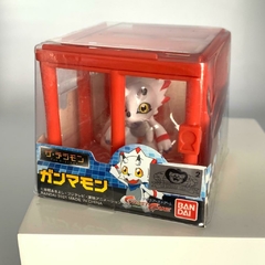 figura Digimon GAMMAMON bandai con su jaula nuevo