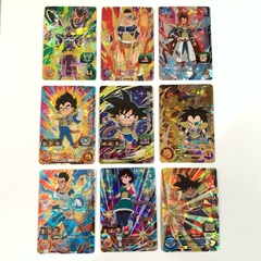 LOTE DE 9 CARTAS SAIYANS DE LA PELICULA DE SUPER BROLY