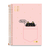 Caderno 1/4 capa dura Cute Cat Cadersil