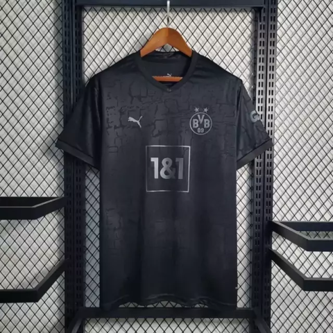 Camisa do Borussia Dortmund (All Black Edition) 2023/2024 – Versão Jogador  – KS Sports – Camisas de Times e Seleções