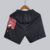 Bermuda de moleton Chicago Bulls - Preta - comprar online