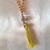 Colar de Tassel Amarelo com Ponto de Luz - comprar online