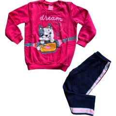 CONJUNTO INFANTIL MENINA FECHADO SEM TOUCA PREMIUM