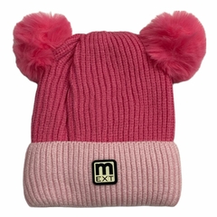 Touca Gorro Capuz De Lã C/pompom Pelúcia Cores Liso - comprar online