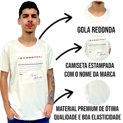 Camiseta Masculina Manga Curta Gangster Basica Importada