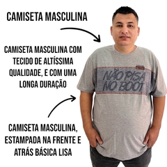 Imagem do Camiseta Masculina Tamanho Grande Plus Size Gola Redonda