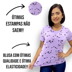 Blusinha Feminina T-shirt Baby Look Premium Importada