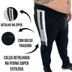 Calça Moletom Masculina Gangster Moda Plus Size Tamanho Gran - loja online