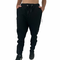 Calça Moletom Masculina Cargo Gangster Com Punho Caminhada na internet