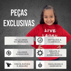 Blusa De Frio infantil Menina Peluciada Fechada Sem Capuz - ANJ MODAS