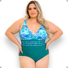 Maio Plus Size Body Feminino Praia T Grande Alça Reforçada na internet