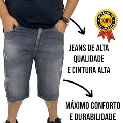 Bermuda Jeans Masculina Plus Size Grande Premium Gangster na internet