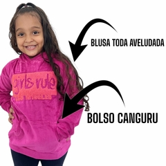 Blusa De Moletom Casaco Menina Infantil Olyns Premium - ANJ MODAS