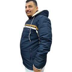 Jaqueta Masculina Plus Size Bobojaco Gangster Aberta Touca