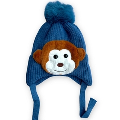 Touca Infantil Menino Inverno Variado Bicho Quentinho Gorro