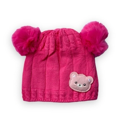 Gorro Touca Infantil Menino Menina Inverno Ursinho Flanelada