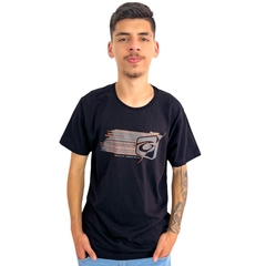 Camiseta Masculina Camisa Estampada Gangster Gola Careca