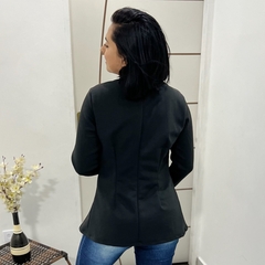 Casaquinho Blazer Feminino Social Acinturado Casaco Slim - loja online