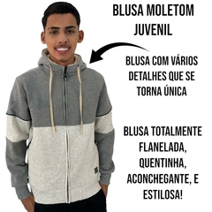 Blusa De Moletom Juvenil Masculina Gangster Importada Aberta - ANJ MODAS