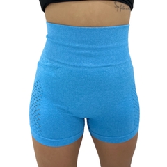 Short Legging Academia Levanta Bumbum Sem Costura Detalhada