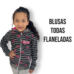 Blusa De Frio Casaco Moletom Infantil Zíper Menina Olyns - ANJ MODAS