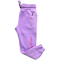 Calça De Moletom Infantil Menina Com Zíper no Bolso Premium - comprar online