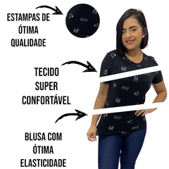 Imagem do Blusinha Feminina T-shirt Love