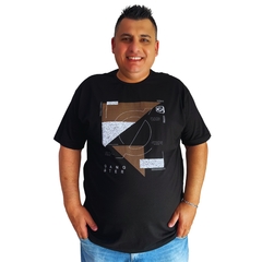 Camiseta Masculina Gangster Moda Plus Size Tamanho Grande