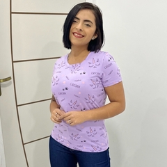 Blusinha Feminina T-shirt importada Baby Look Premium na internet