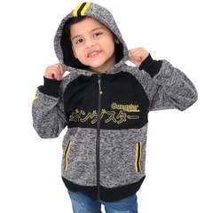 Blusa Moletom Casaco Jaqueta Infantil Menino Flanelado Touca - ANJ MODAS