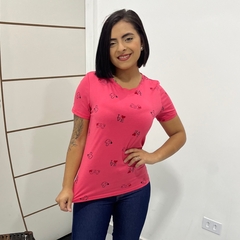 Blusinha Feminina T-shirt Love - loja online