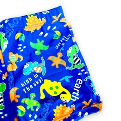 Imagem do Sunga Box Infantil Boxer Verão Dino Praia Piscina Meninos