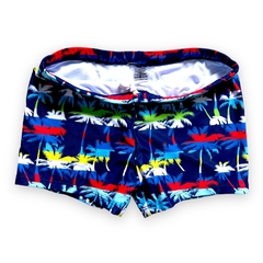 Sunga Box Boxer Juvenil Shortinho Lisa Coqueiro Masculina - comprar online