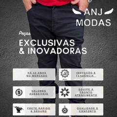 Calça De Sarja Masculina Plus Size Tamanho Grande Lançamento - ANJ MODAS