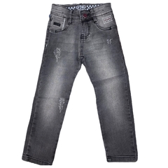 Calça Jeans Infantil Gangster Regulagem Na Cintura Premium