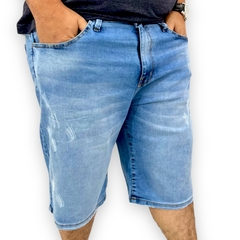 Bermuda Jeans Masculina Plus Size Grande Premium Gangster - comprar online