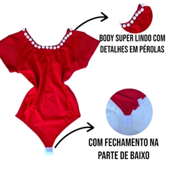 Body Bori Blusinha Infantil Com Manguinha Perola Menina na internet