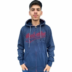 Blusa De Moletom Masculina Over Core Aberta Com Zíper