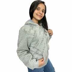 Blusa Moletom Juvenil Menina Importada Com Pelo Por Dentro - comprar online