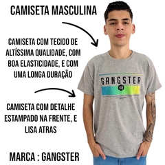 Imagem do Camiseta Masculina Gansgster Malha Premium Gola Careca